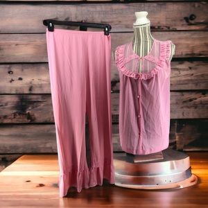 lingerie Lace Pajama set size 34 Pink